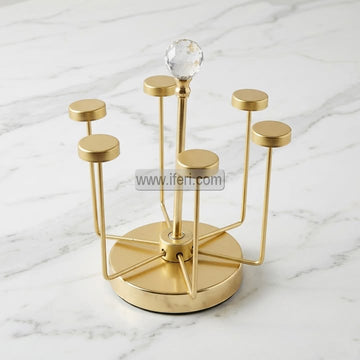 6 Hook Metal Revolving Glass Stand TG10875