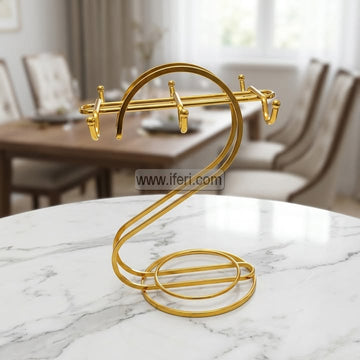 6 Hook Metal Revolving Glass Holder Stand LB6263