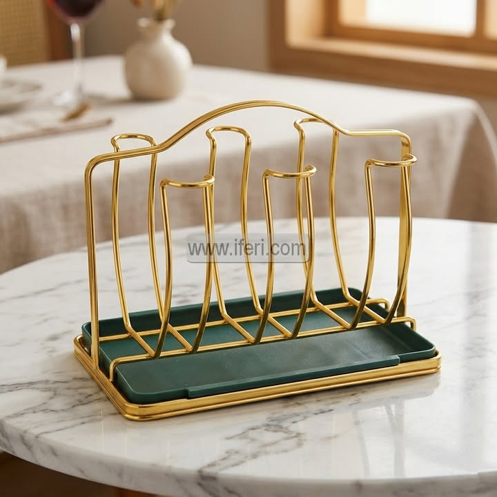 6 Hook Metal Glass Stand RH0503