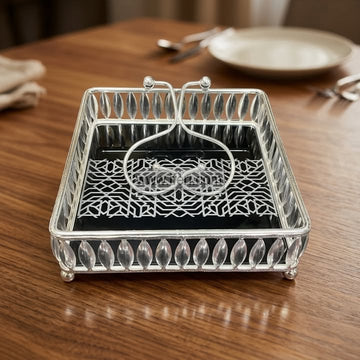 7 Inch Metal Decorative Tissue Holder HR2517