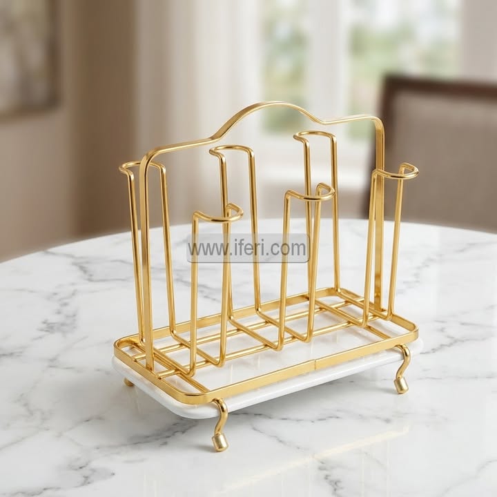 6 Hook Metal Glass Stand ALP3600