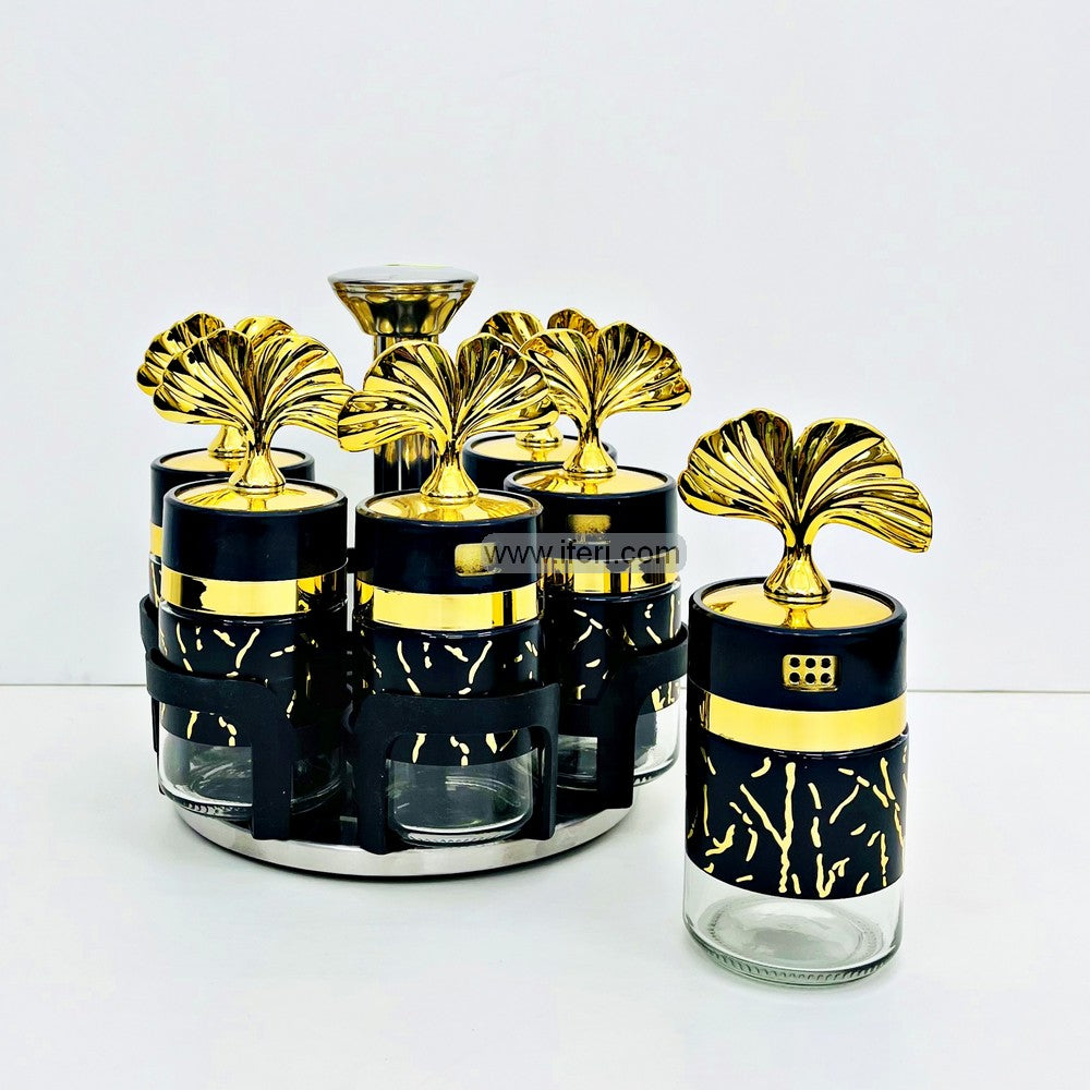 6 pcs Glass Salt and Pepper Jar with Stand TG10695