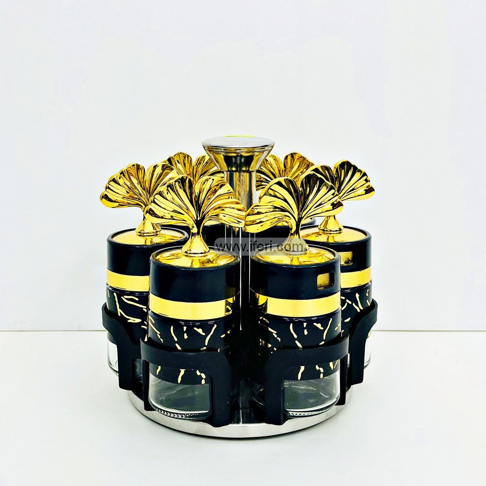 6 pcs Glass Salt and Pepper Jar with Stand TG10695