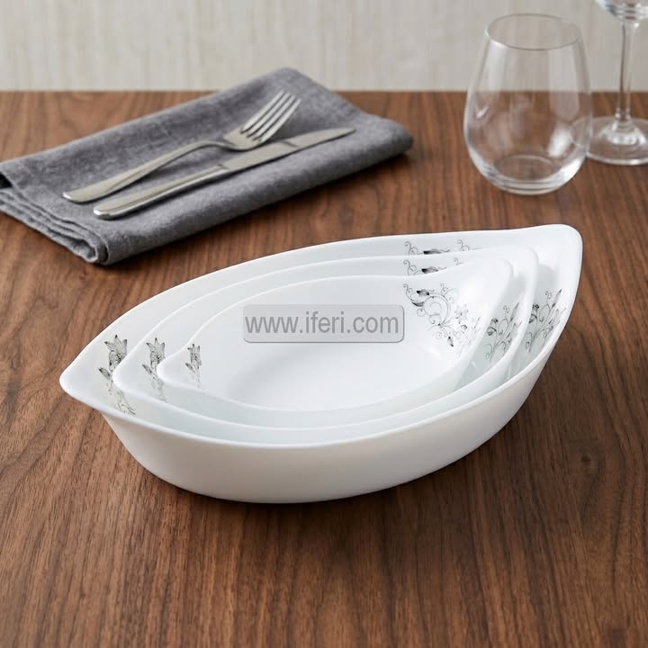 3 Pcs Pyrex Serving Dish Set BS120
