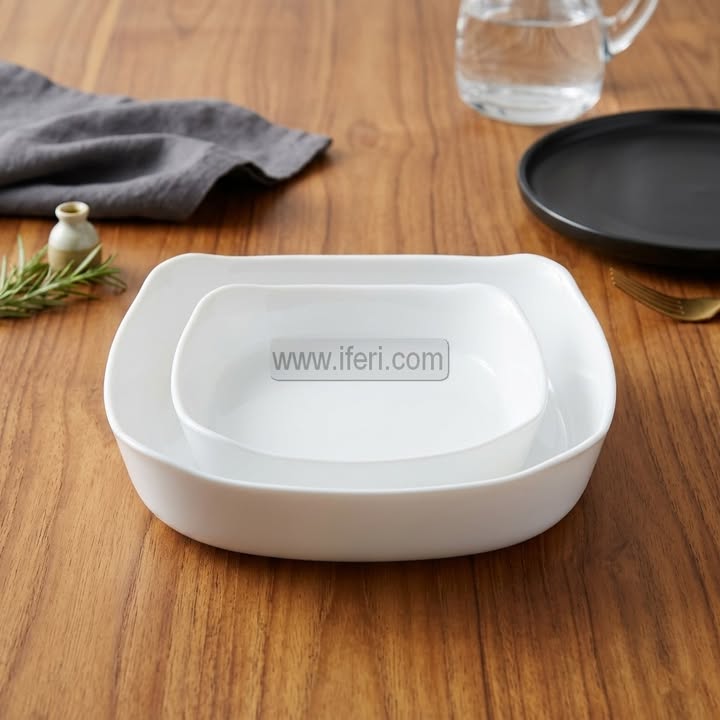 2 Pcs Pyrex Serving Dish Set BS126