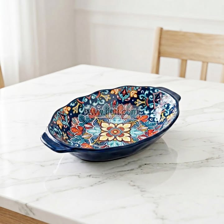 9.5 Inch Exclusive Ceramic Serving Bowl RY36668
