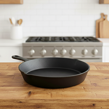 20cm Cast Iron Fry Pan ALM6415