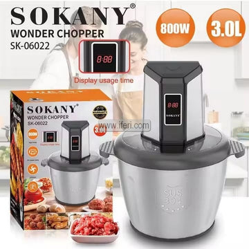Sokany 3 Liter Multifunctional Food Chopper SK-06022