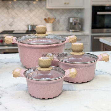6 Pcs MGC Non Stick Deep Cookware/ Casserole Set MT731