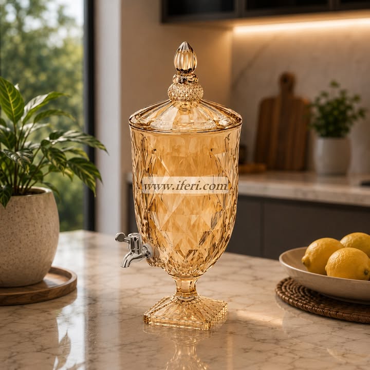 4.5 Liter Heavy Crystal Glass Juice Dispenser RH47896