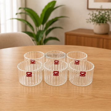 6 Pcs Glass Firni, Dessert Serving Bowl Set RH0531