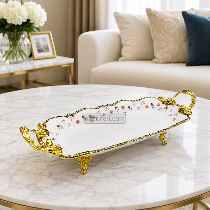 14 Inch Exclusive Ceramic Cake Serving Dish Stand RY36699