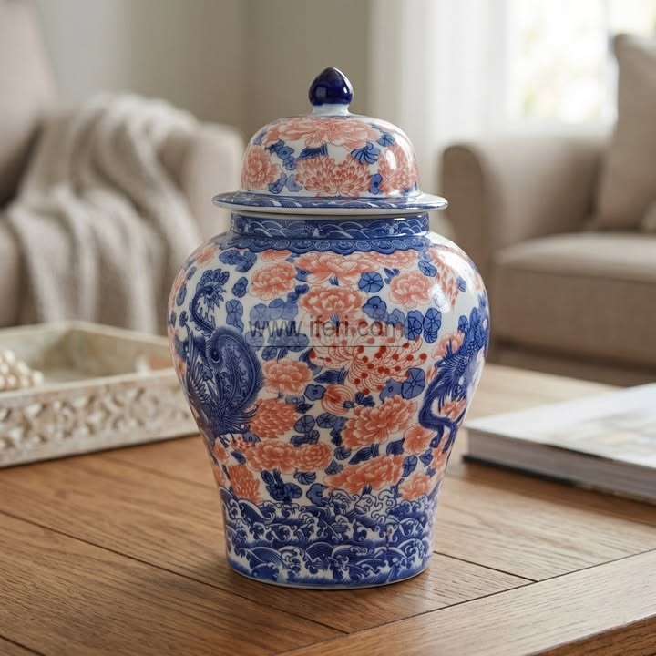 8.5 Inch Exclusive Ceramic Decorative Flower Vase RY36710