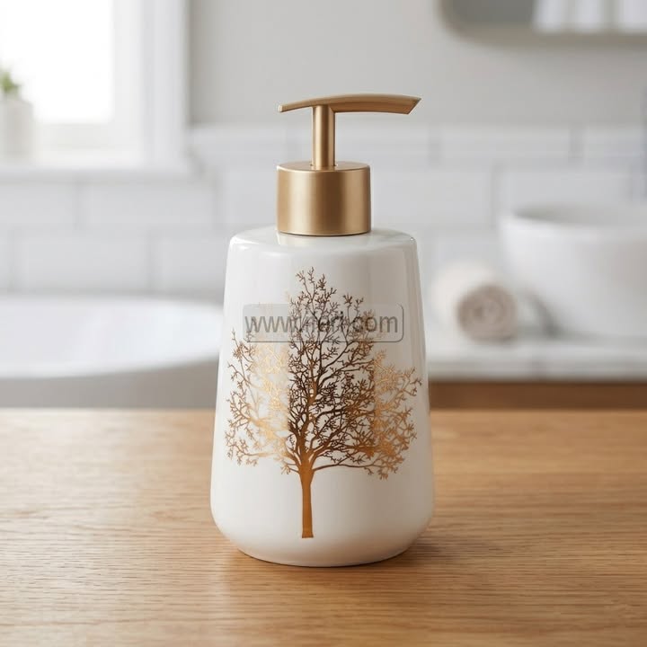 6.8 Inch Ceramic Bathroom Soap Dispenser RY36731