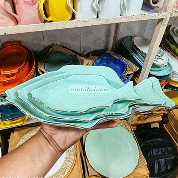 3 Pcs Fish Shape Serving Dish CGA0408
