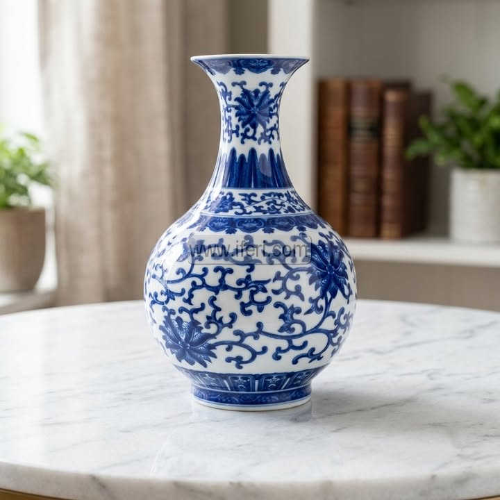 9 Inch Exclusive Ceramic Decorative Flower Vase HR2550