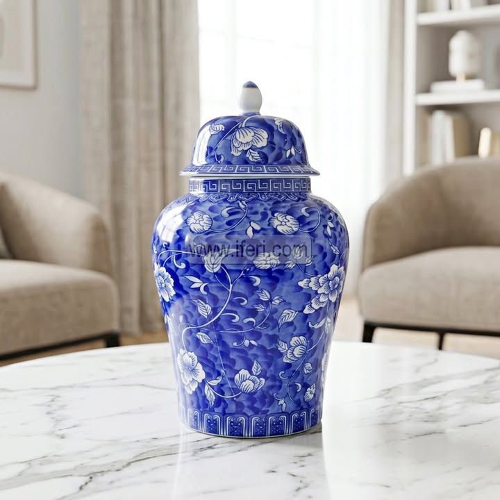8 Inch Exclusive Ceramic Decorative Flower Vase HR2545