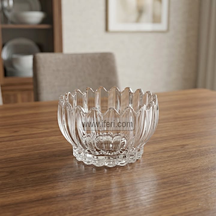 6 Pcs Exclusive Golden Rim Glass Firni, Dessert Serving Bowl Set TB1732