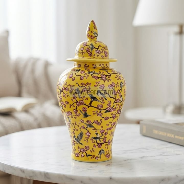8.5 Inch Exclusive Ceramic Decorative Flower Vase HR2535