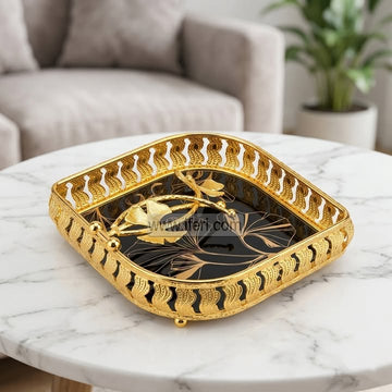 6.8 Inch Metal Decorative Tissue Holder TB1711