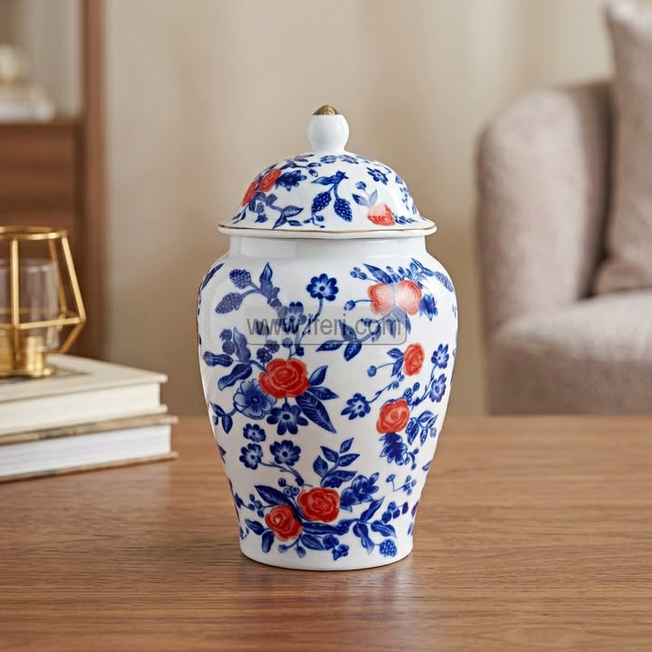 7.5 Inch Exclusive Ceramic Decorative Flower Vase HR2536