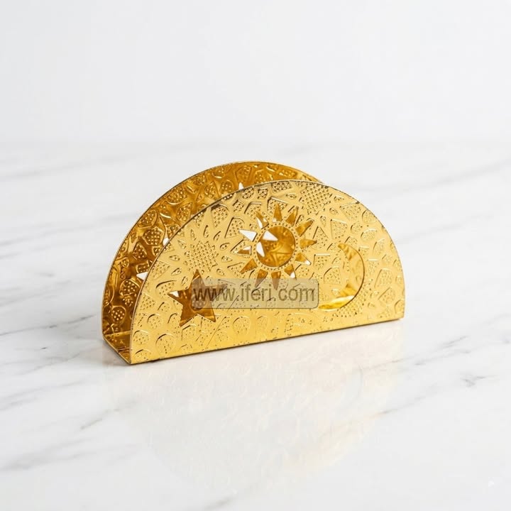 6 Inch Metal Decorative Napkin Tissue Holder TB1716
