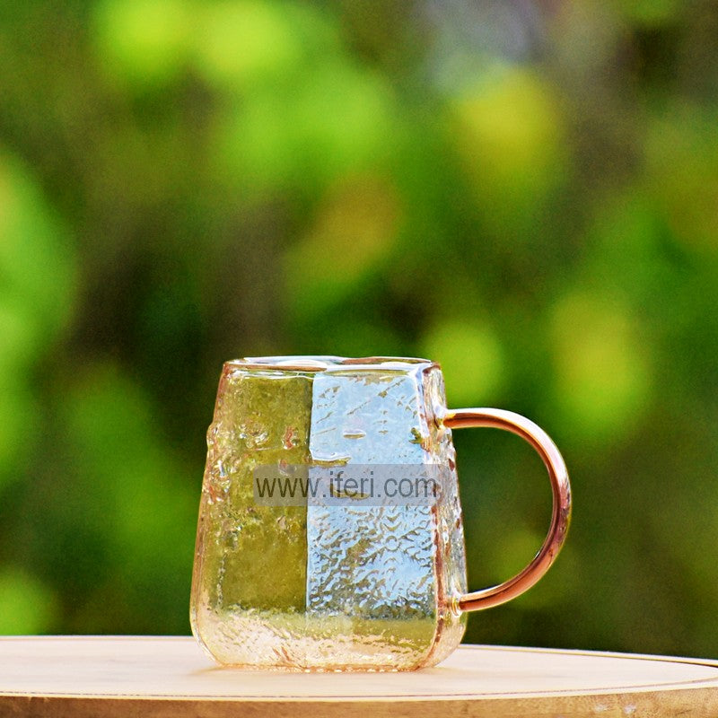 3.8 Inch Small Borosilicate Glass Coffee Mug RH0071
