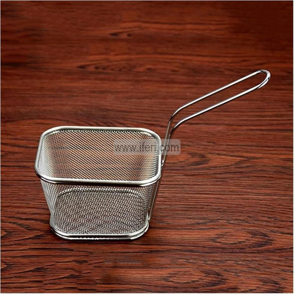 5 Inch Stainless Steel Mini Frying Basket, French Fry, Chips Basket IQ104