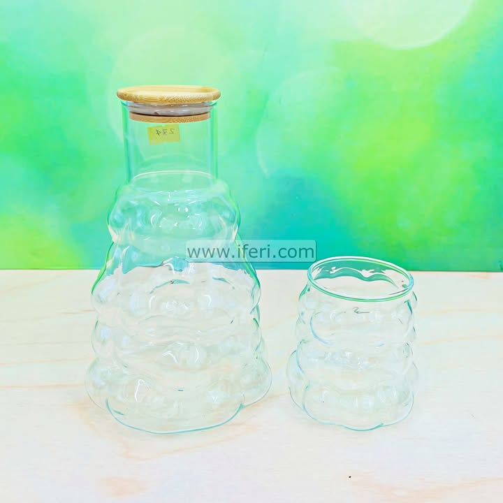 7 Pcs Glass Water Juice Jug & Glass Set ARF063