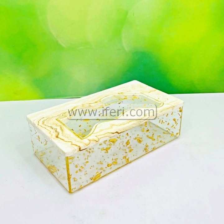 8.5 Inch Acrylic Decorative Tissue Box ARF--49