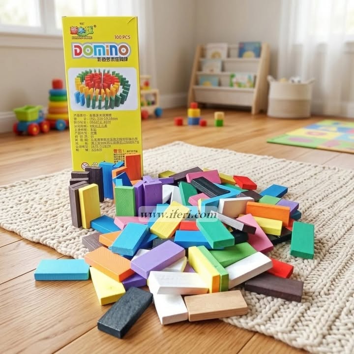 100 Pcs Domino Set - Creative Block & Sorting Toy MP1006