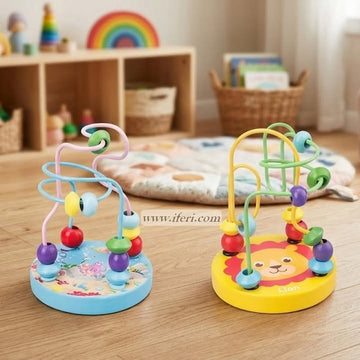 Mini Around Beads Wire Maze Roller Coaster Educational Toys MP1003