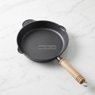 25cm Happiness Cast Iron Fry Pan SOM001