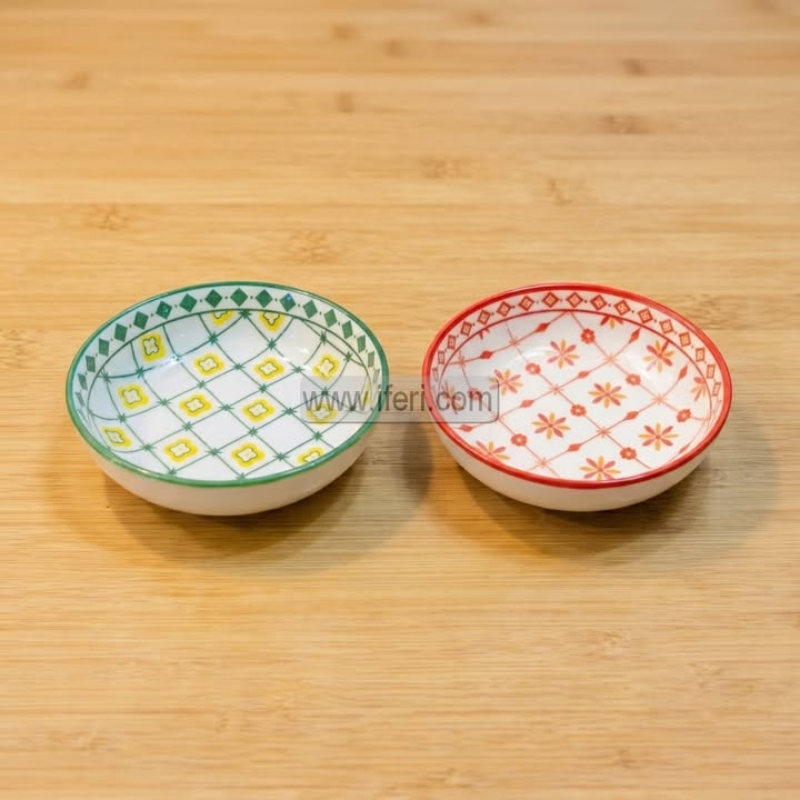 2 Pcs Ceramic Dessert Serving Bowl Set RY36820