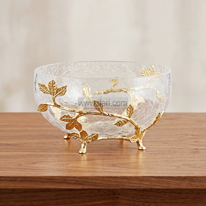 9.5 Inch Exclusive Heavy Glass Decorative Flower Vase RY36802