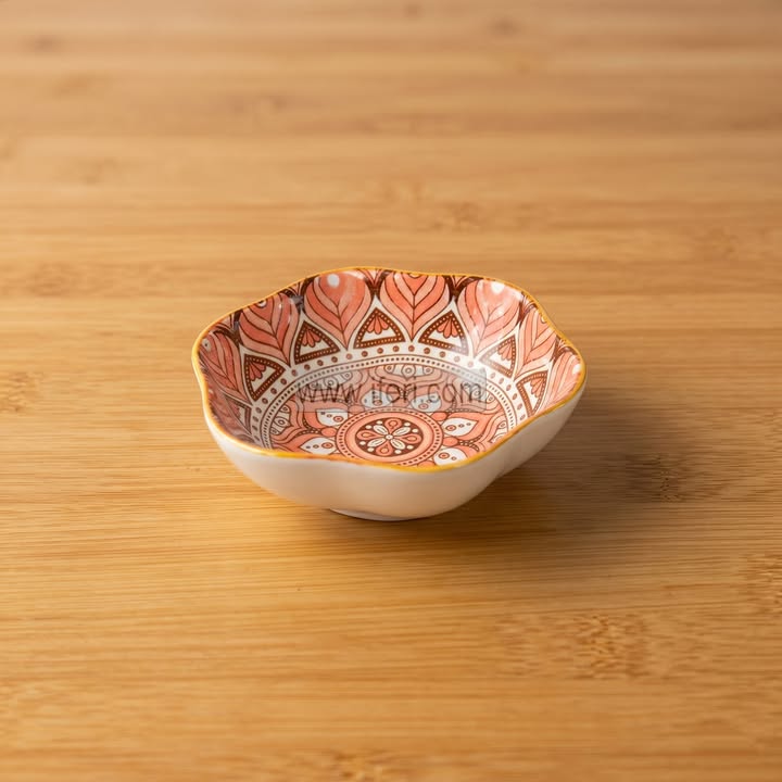 2 Pcs Ceramic Dessert Serving Bowl Set RY36813