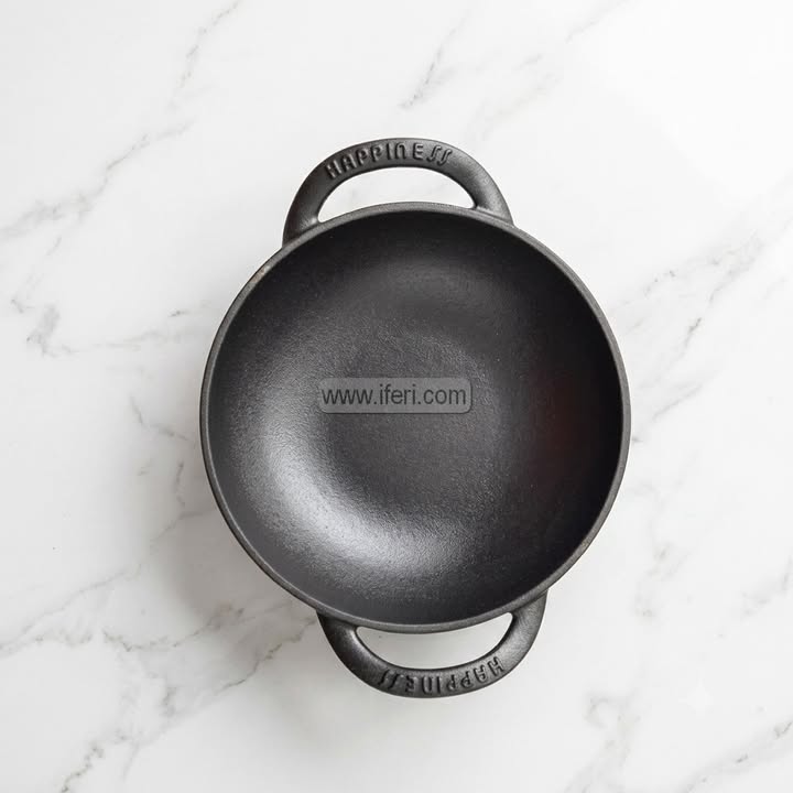 19cm Happiness Cast Iron Cookware / Karai SOM005