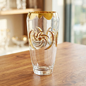 11.5 Inch Exclusive Heavy Glass Decorative Flower Vase RY36826