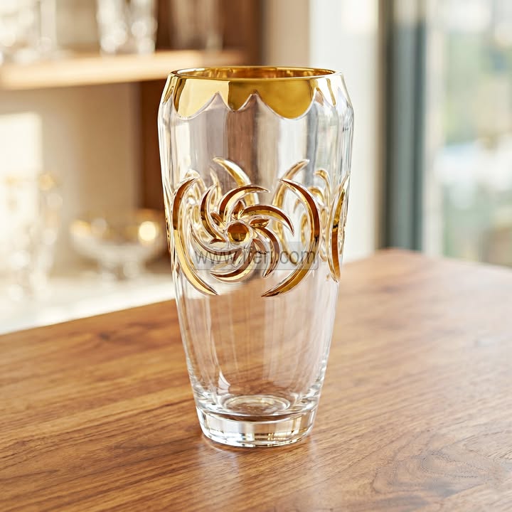 11.5 Inch Exclusive Heavy Glass Decorative Flower Vase RY36826