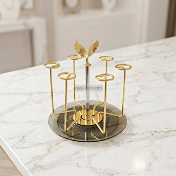 6 Hook Revolving Metal Glass Stand EB21673