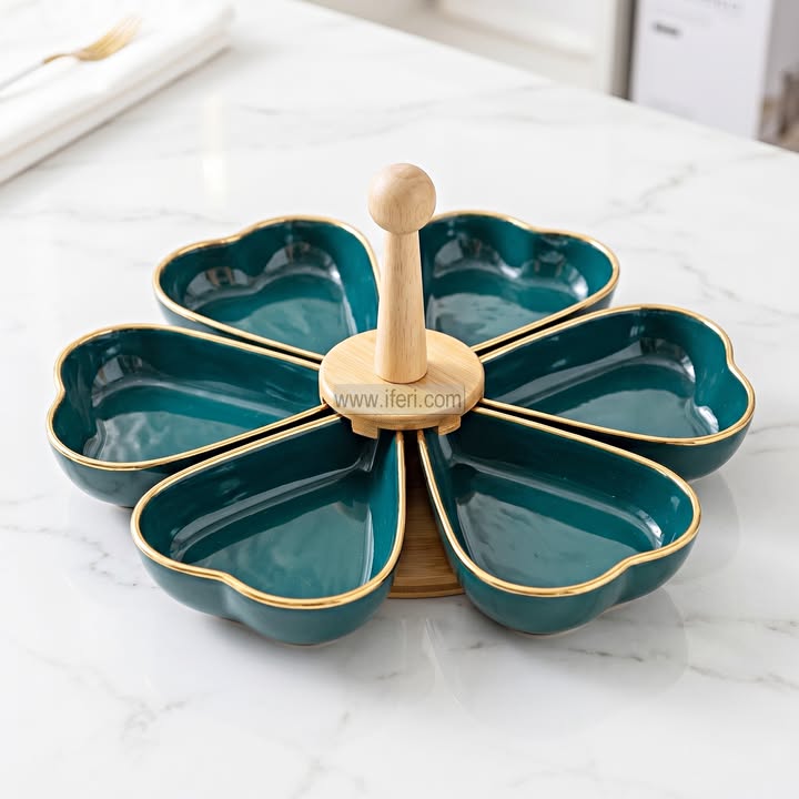 6 Pcs Revolving Ceramic Spice Bowl / Vorta Serving Bowl EB21660
