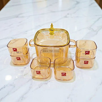 7 Pcs Glass Firni, Dessert Serving Bowl Set EB21667