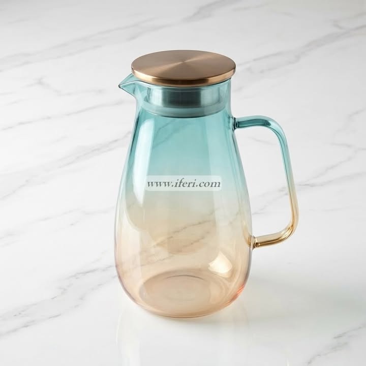 2600ml Borosilicate Glass Water Juice Jug OMR1019