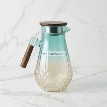 9.5 Inch Borosilicate Glass Water Juice Jug OMR1032