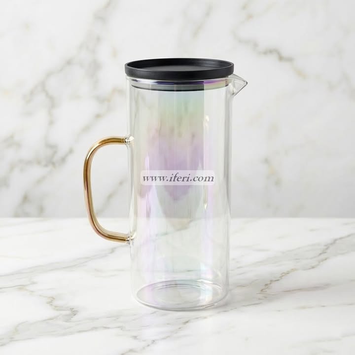 9 Inch Borosilicate Glass Water Juice Jug