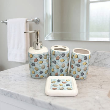 4 Pcs Ceramic Bathroom Soap Dispenser Set DL6957