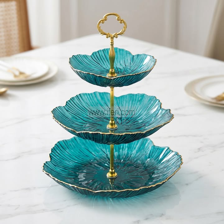 3 Tier Cake, Dessert, Appetizer Serving Stand DL6945