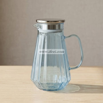 9 Inch Borosilicate Glass Water Juice Jug OMR1038
