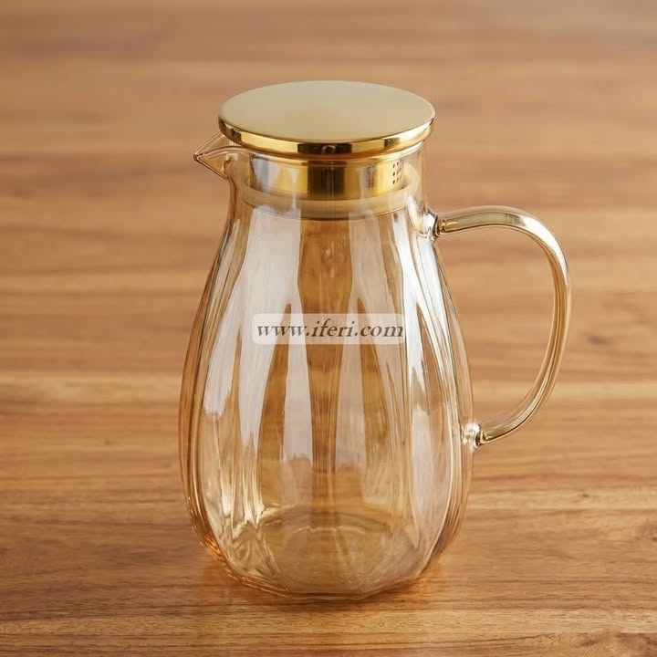 9 Inch Borosilicate Glass Water Juice Jug OMR1037
