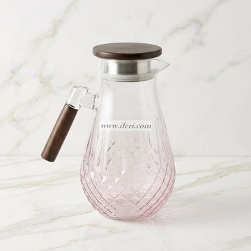 9.5 Inch Borosilicate Glass Water Juice Jug OMR1027